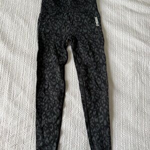 Gymshark Black Leopard Leggings